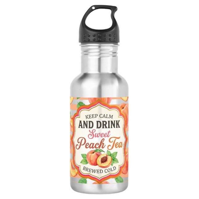 Keep Calm and Drink 532 Ml Water Bottle (Front)