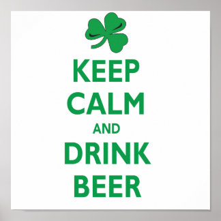 Keep-calm-and-drink-beer Poster