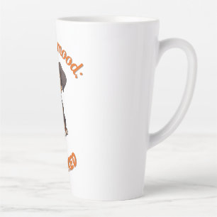 Keep Calm and Drink Coffee – Dog Lover Digital Art Latte Mug