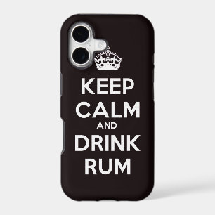 Keep calm and Drink Rum alcohol drinking pirate sh