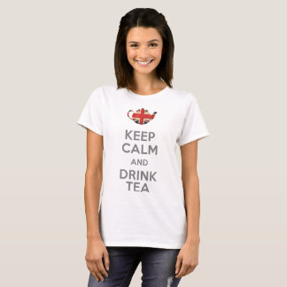 Keep Calm And Drink Tea - Basic Women's T-Shirt
