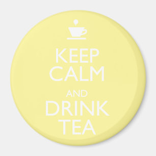 KEEP CALM AND DRINK TEA MAGNET