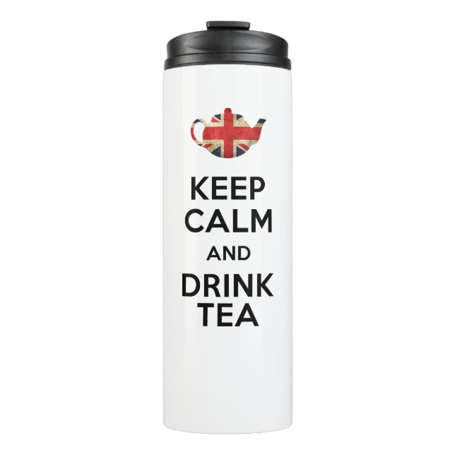 Keep Calm And Drink Tea - Thermal Tumbler (Front)