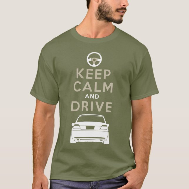 Keep Calm and Drive -E38- /version2 T-Shirt (Front)
