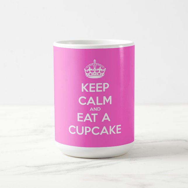 Keep Calm and Eat a Cupcake Coffee Mug (Center)