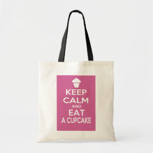 Keep Calm and Eat a Cupcake Tote Bag