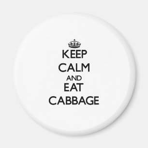 Keep calm and eat Cabbage Magnet