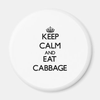 Keep calm and eat Cabbage Magnet