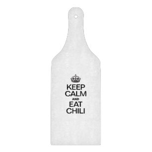 KEEP CALM AND EAT CHILI CUTTING BOARD