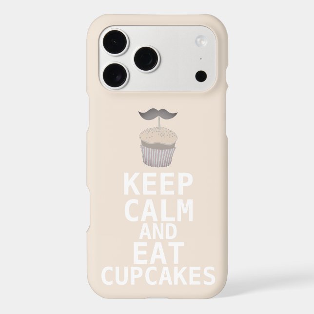 KEEP CALM AND Eat Cupcakes-change aqua any colour (Back)