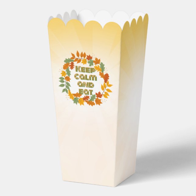 Keep calm and eat favour box (Back)