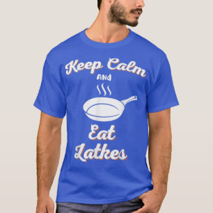 Keep Calm and Eat Latkes Hanukkah Jewish Chanukah T-Shirt
