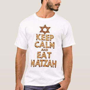 Keep Calm and eat Matzah Funny Passover design T-Shirt