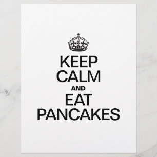KEEP CALM AND EAT PANCAKES FLYER