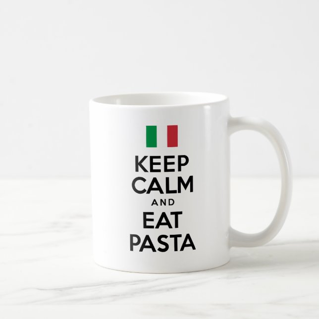 Keep Calm And Eat Pasta Mug (Right)