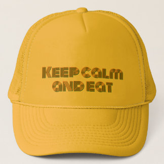 Keep calm and eat trucker hat