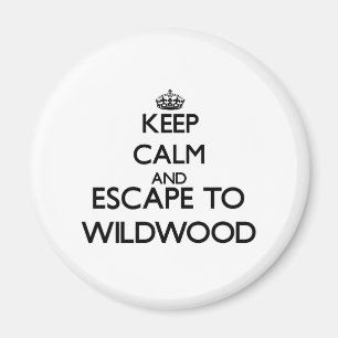 Keep calm and escape to Wildwood New Jersey Magnet