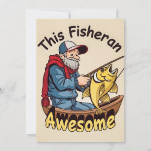 Keep Calm and Fish On Invitation