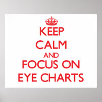 Keep Calm and focus on EYE CHARTS