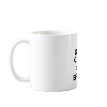 Keep Calm and Fry Brats coffee mug