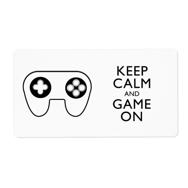 KEEP CALM AND GAME ON - Game pad (Front)