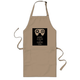 KEEP CALM AND GAME ON - Game pad Long Apron