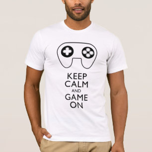 KEEP CALM AND GAME ON - Game pad T-Shirt