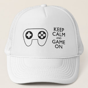 KEEP CALM AND GAME ON - Game pad Trucker Hat
