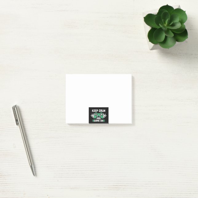 Keep Calm And Game On Post-it Notes (Office)