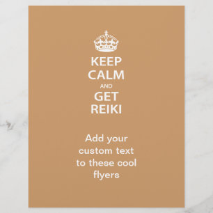 Keep Calm and Get Reiki Flyer