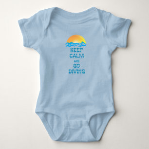 Keep Calm and Go Diving - Baby Bodysuit