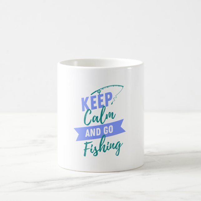 Keep Calm and Go Fishing Coffee Mug (Center)