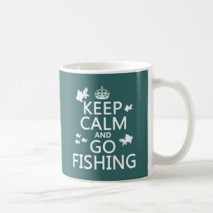 Keep Calm and Go Fishing Coffee Mug