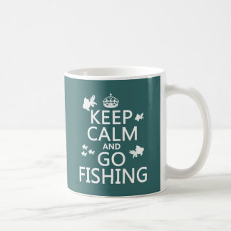 Keep Calm and Go Fishing Coffee Mug