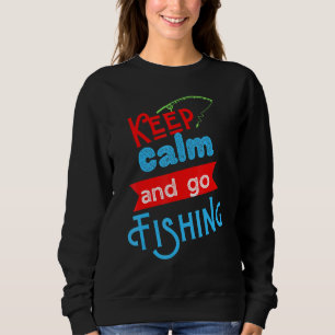 Keep Calm And Go Fishing Tee Funny Fisherman Fish