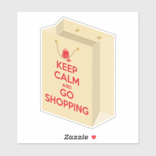 Keep Calm and Go Shopping (bag1)