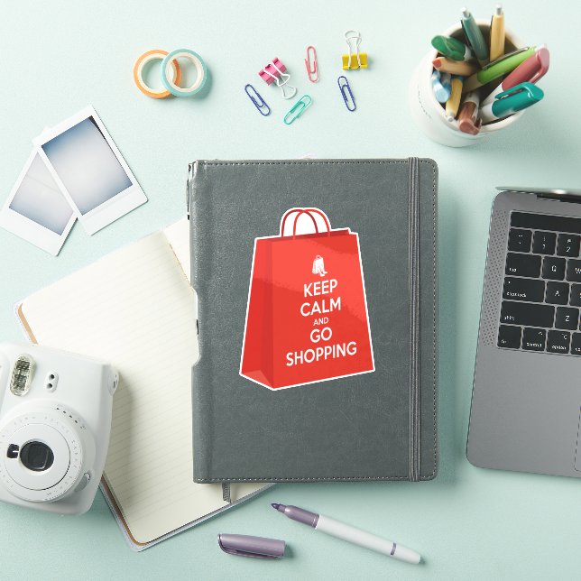 Keep Calm and Go Shopping (bag2) (iPad Cover)