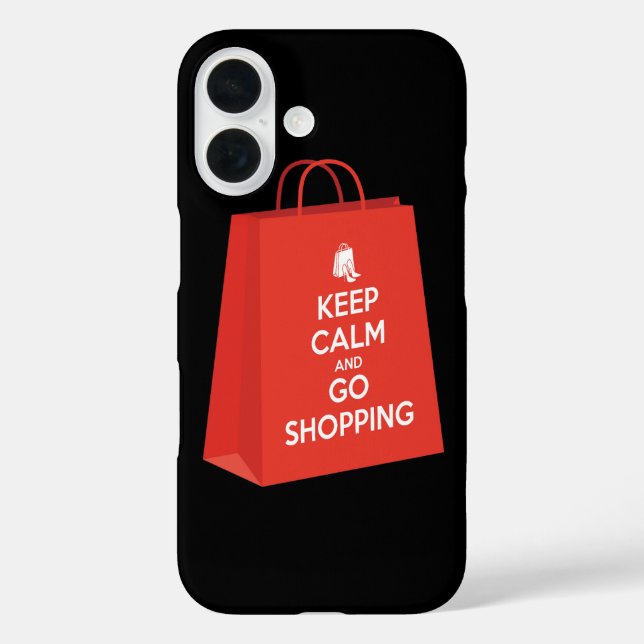 Keep Calm and Go Shopping (bag2) Case-Mate iPhone Case (Back)