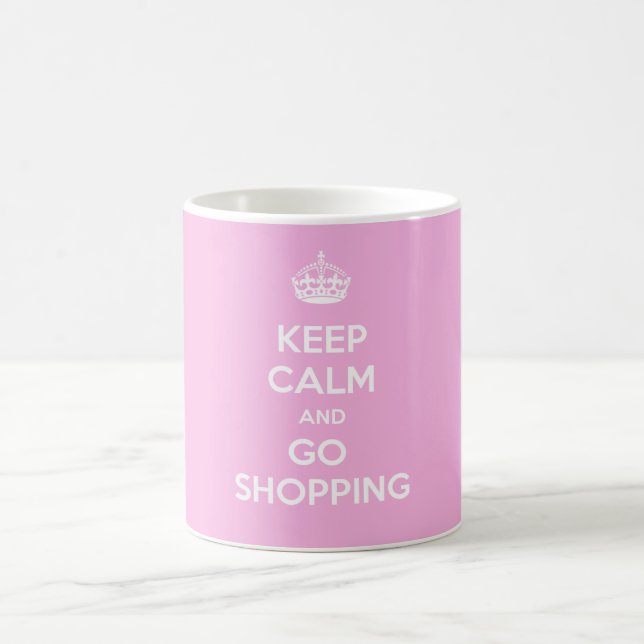 Keep Calm and Go Shopping Coffee Mug (Center)