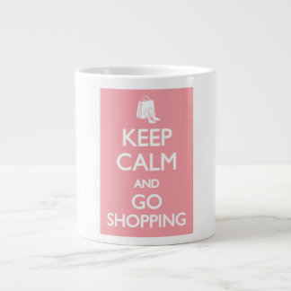 keep calm and go shopping mug