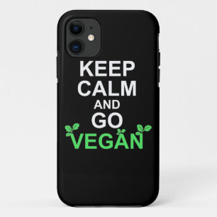 Keep Calm And Go Vegan iPhone 11 Case