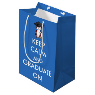 Keep Calm and Graduate On Medium Gift Bag
