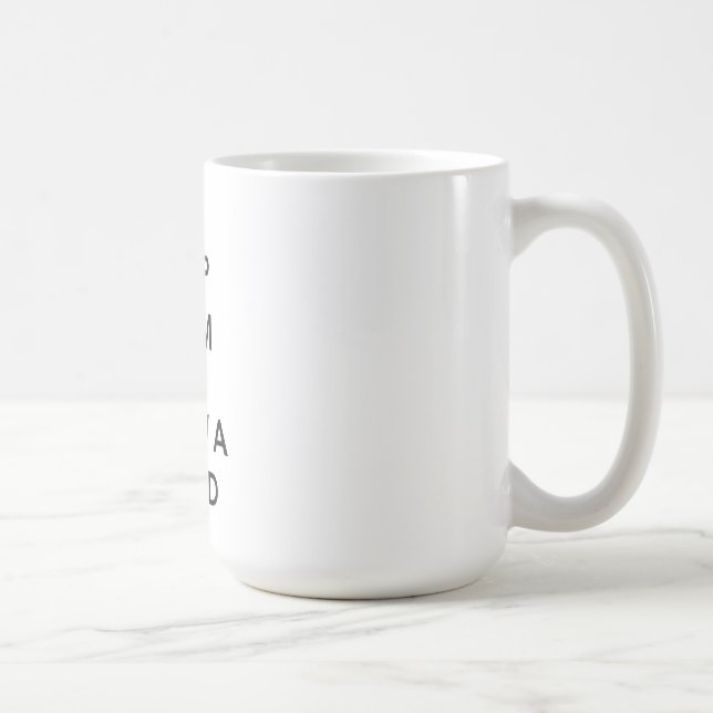 Keep Calm and Grow a Beard Coffee Mug (Right)