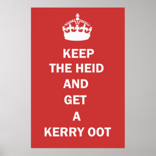 Keep Calm and Have a Carry Out Poster Print