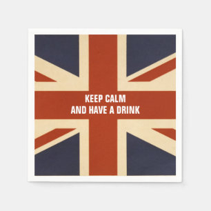 Keep Calm and have a drink napkins