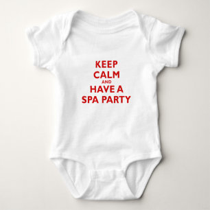 Keep Calm and Have a Spa Party Baby Bodysuit