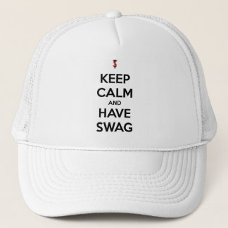 KEEP CALM AND HAVE SWAG Snapback - F&H Trucker Hat