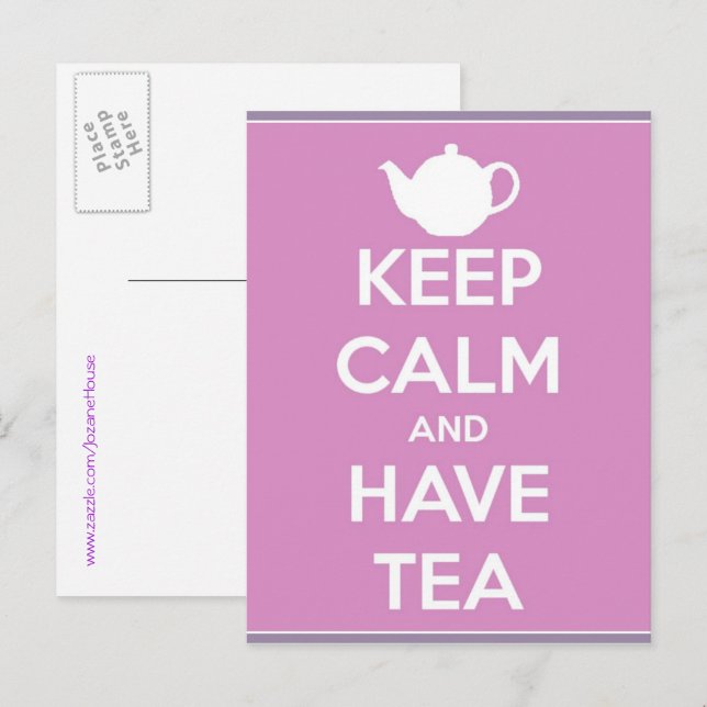 Keep Calm and Have Tea Postcard (Front/Back)