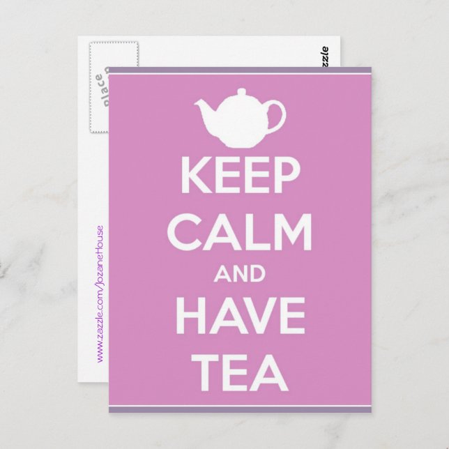 Keep Calm and Have Tea Postcard (Front/Back)