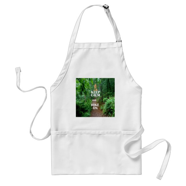 Keep Calm and Hike On Standard Apron (Front)